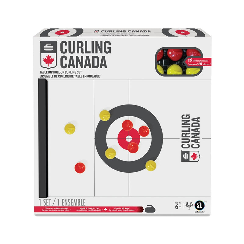 Jeu de quilles et de curling en bois pour enfants