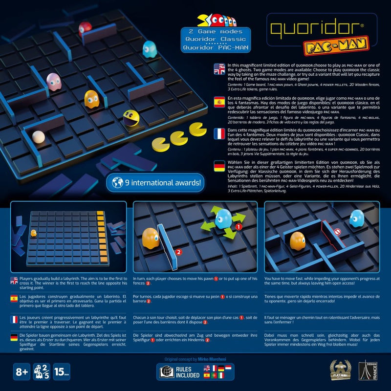 Quoridor Pac-Man (ML)