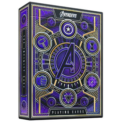 Jeu de cartes classique - Avengers - bleu