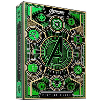 Jeu de cartes classique - Avengers - vert