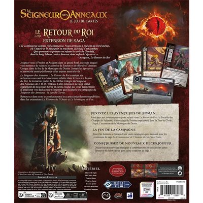 Le Seigneur des Anneaux JCE - le jeu de cartes édition révisée - le Retour du Roi - Campagne Extension (FR)