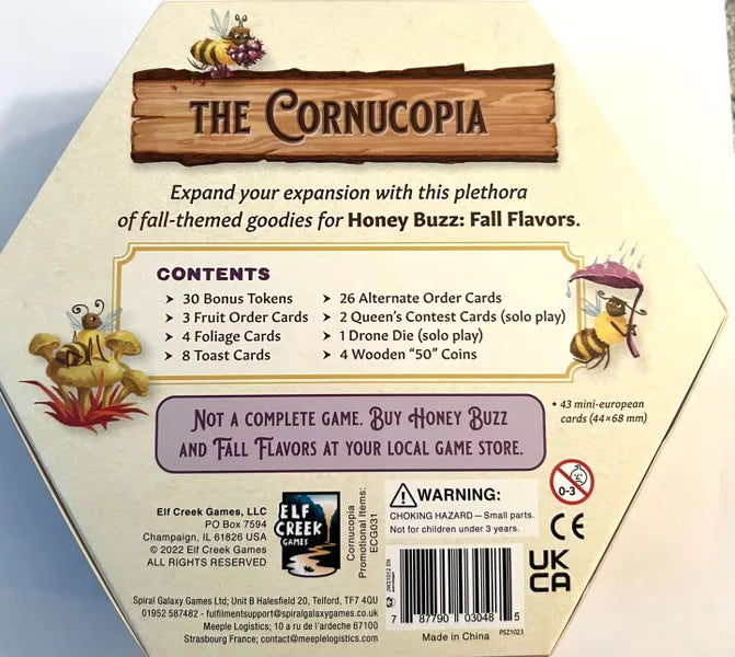 Honey Buzz Fall Flavors Cornucopia Promo Pack Expansion