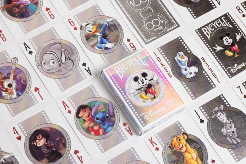 Jeu de cartes classique - Disney 100