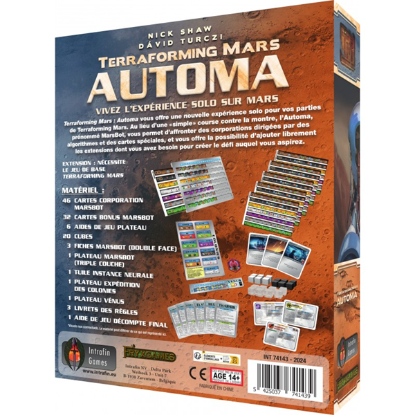 Terraforming Mars: Automa (FR)